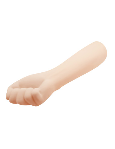 Party Up dildo w kształcie dłoni pięść cyberskóra kolor cielisty Tony