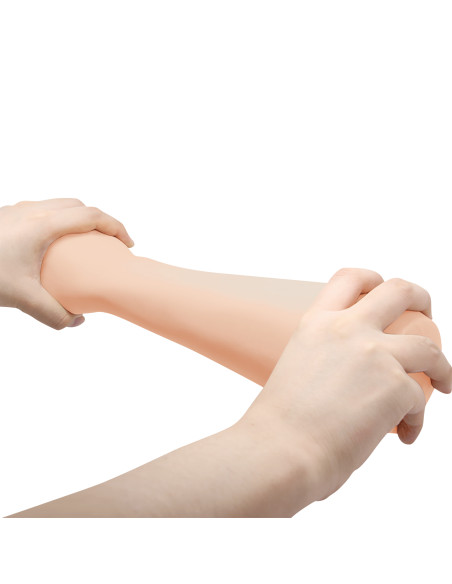 Party Up dildo w kształcie dłoni pięść cyberskóra kolor cielisty Tony