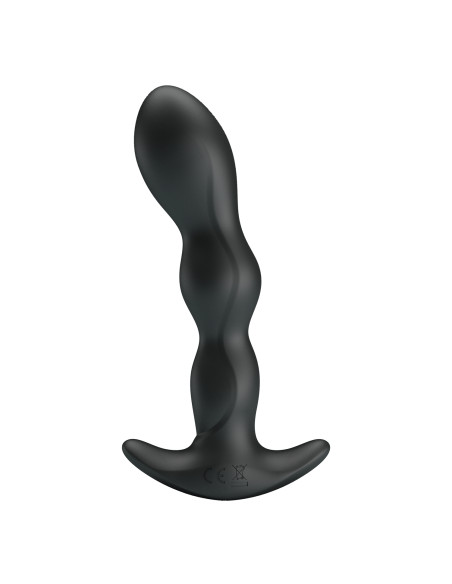 Pary Up korek analny wibrujący silikonowy ładowany usb kolor czarny  Jim