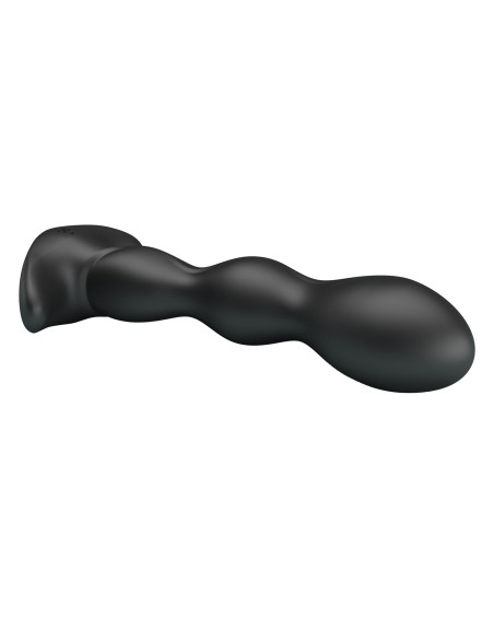 Pary Up korek analny wibrujący silikonowy ładowany usb kolor czarny  Jim
