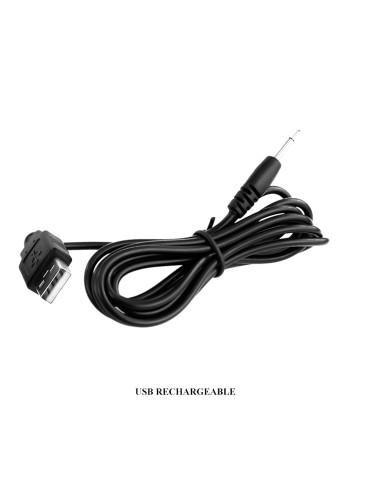 Pary Up korek analny wibrujący silikonowy ładowany usb kolor czarny  Jim