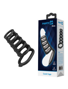Party Up pierścień erekcyjny silikonowy kolor czarny  Kim