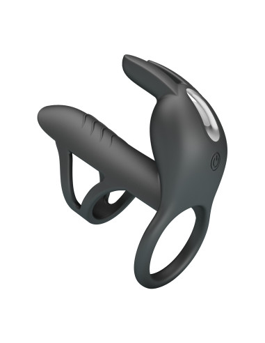 Party Up pierścień wibrujący ładowany usb kolor czarny Mark