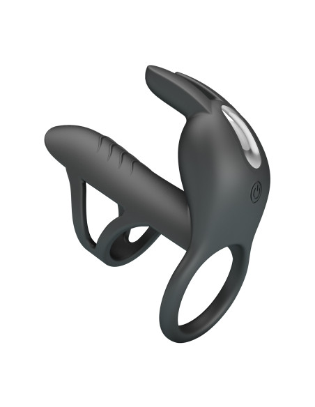 Party Up pierścień wibrujący ładowany usb kolor czarny Mark