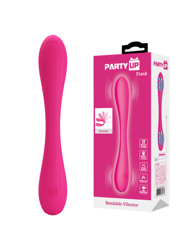 Party Up wibrator mini ładowany usb kolor różowy Frank