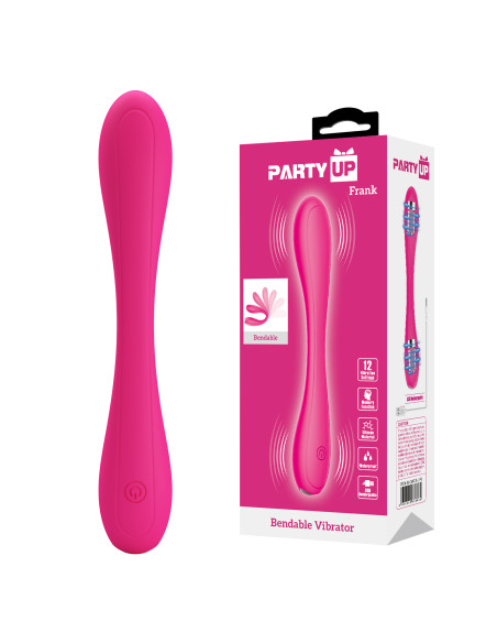 Party Up wibrator mini ładowany usb kolor różowy Frank