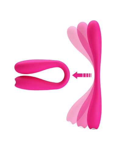 Party Up wibrator mini ładowany usb kolor różowy Frank