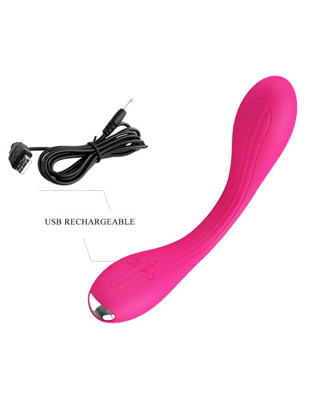 Party Up wibrator mini ładowany usb kolor różowy Frank