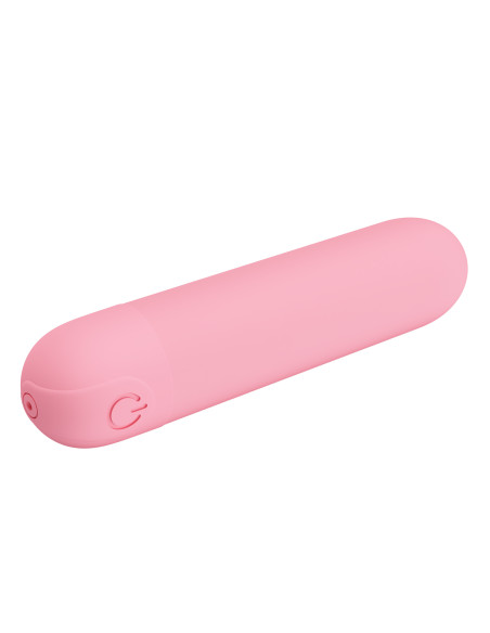 Party Up wibrator mini typ bullet ładowany usb kolor pudrowy różowy Henry