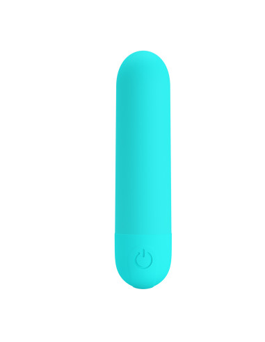 Party Up wibrator mini typ bullet ładowany usb kolor turkusowy Harry
