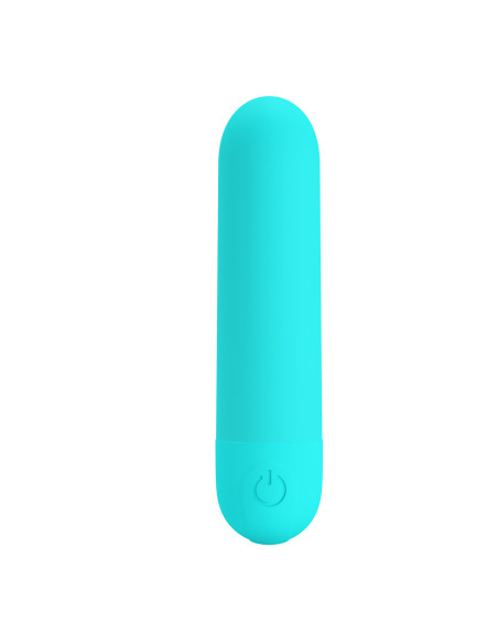 Party Up wibrator mini typ bullet ładowany usb kolor turkusowy Harry