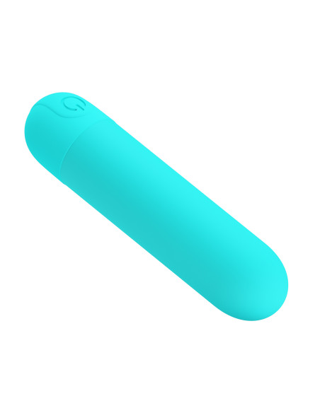 Party Up wibrator mini typ bullet ładowany usb kolor turkusowy Harry