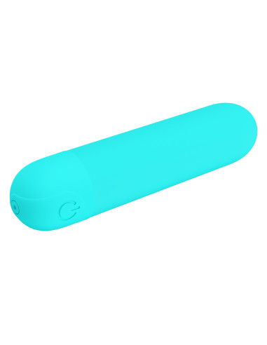 Party Up wibrator mini typ bullet ładowany usb kolor turkusowy Harry