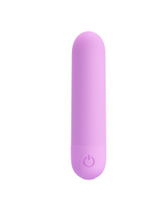 Party Up wibrator mini typ bullet ładowany usb kolor fioletowy Greg 2