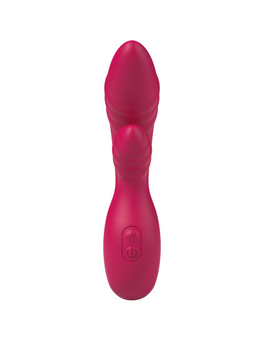 Party Up wibrator silikonowy typ króliczek ładowany usb kolor różowy Dalida