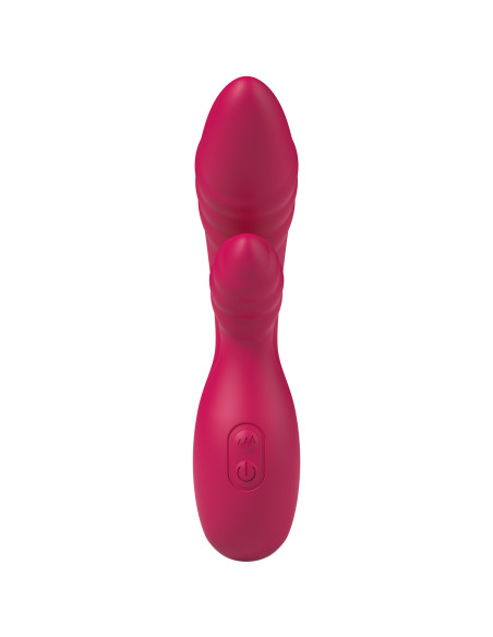 Party Up wibrator silikonowy typ króliczek ładowany usb kolor różowy Dalida