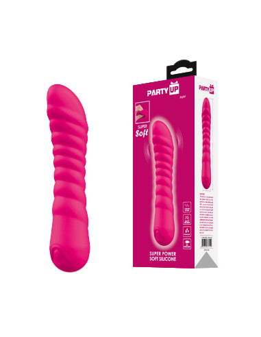 Party Up wibrator silikonowy ładowany usb kolor różowy Jaylei