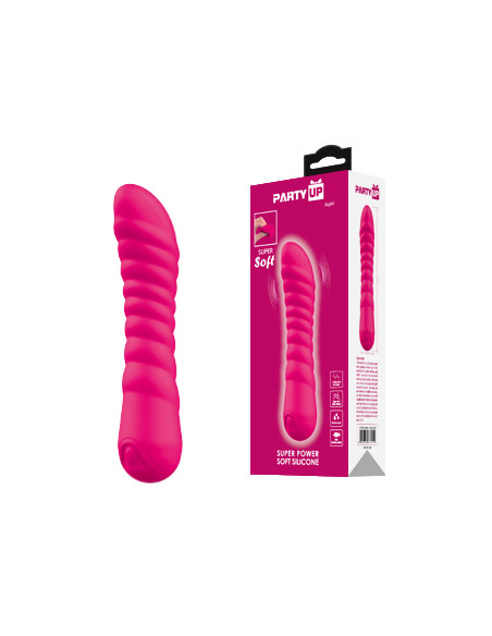 Party Up wibrator silikonowy ładowany usb kolor różowy Jaylei