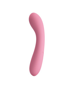 Party Up wibrator silikonowy ładowany usb kolor pudrowy róż John 2