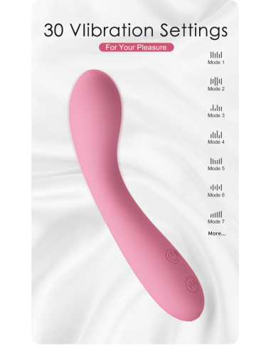 Party Up wibrator silikonowy ładowany usb kolor pudrowy róż John