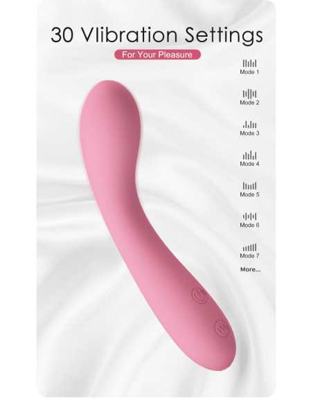 Party Up wibrator silikonowy ładowany usb kolor pudrowy róż John