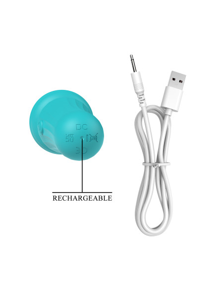 Party UP masażer kulowy magiczna różdżka ładowany usb kolor turkusowy Duuna