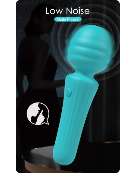 Party UP masażer kulowy magiczna różdżka ładowany usb kolor turkusowy Duuna