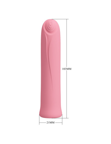 Party Up wibrator mini typ bullet ładowany usb kolor pudrowy róż Edison