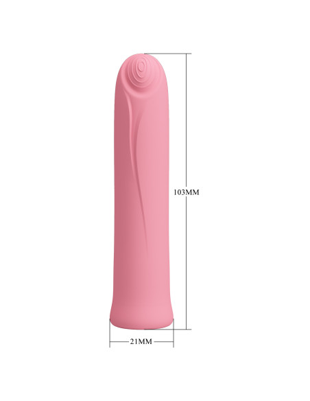 Party Up wibrator mini typ bullet ładowany usb kolor pudrowy róż Edison