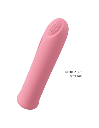 Party Up wibrator mini typ bullet ładowany usb kolor pudrowy róż Edison