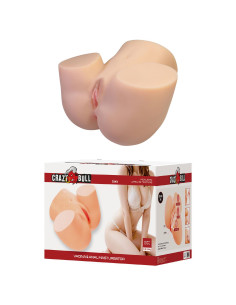 Crazy Bull Liora Vibrating Vagina & Anal Masturbator – Flesh