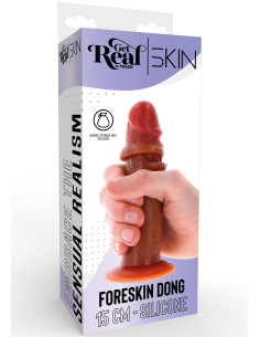 Silicone Foreskin Dong 15 cm