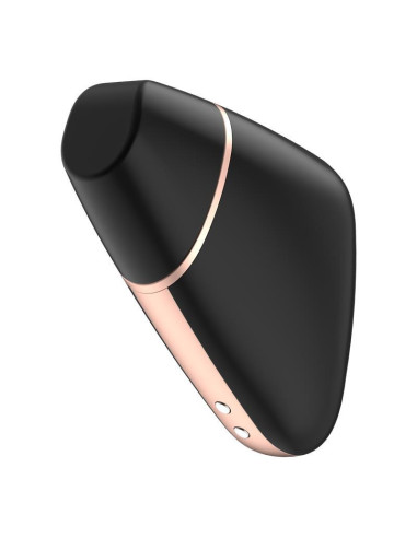 Wibrator - Love Triangle Air Pulse Stimulator + Vibration Black