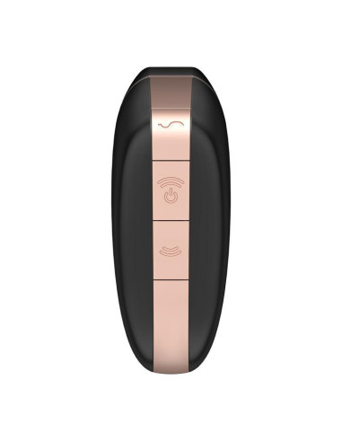 Wibrator - Love Triangle Air Pulse Stimulator + Vibration Black