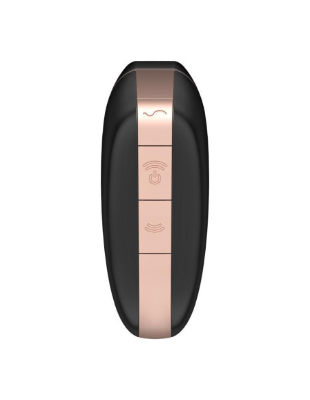 Wibrator - Love Triangle Air Pulse Stimulator + Vibration Black