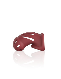 Model 28 - Ultra Soft Silicone Chastity Cage - Red