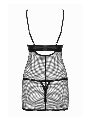 Bielizna-Redella koszulka i stringi czarna L/XL