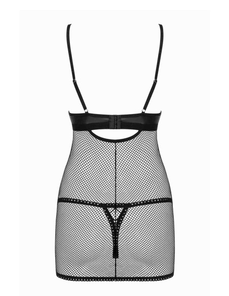 Bielizna-Redella koszulka i stringi czarna L/XL
