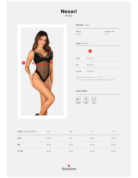 Nesari body otwarte XL/2XL