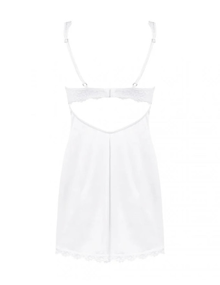 Bielizna-Amor Blanco koszulka i stringi biały  L/XL