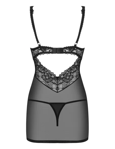 Bielizna- 867-CHE-1 koszulka i stringi L/XL