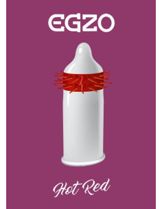 Prezerwatywy-Egzo Hot Red 2