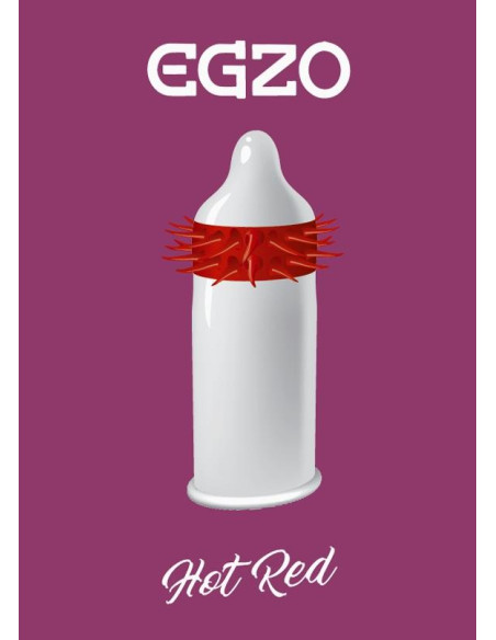 Prezerwatywy-Egzo Hot Red
