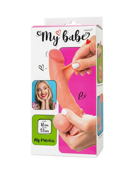Dildo My Babe My Priceless Realistic Dildo, TPE, Nude, 18 cm