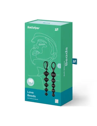 Zestaw - Satisfyer Love Beads (set of 2) (Black)