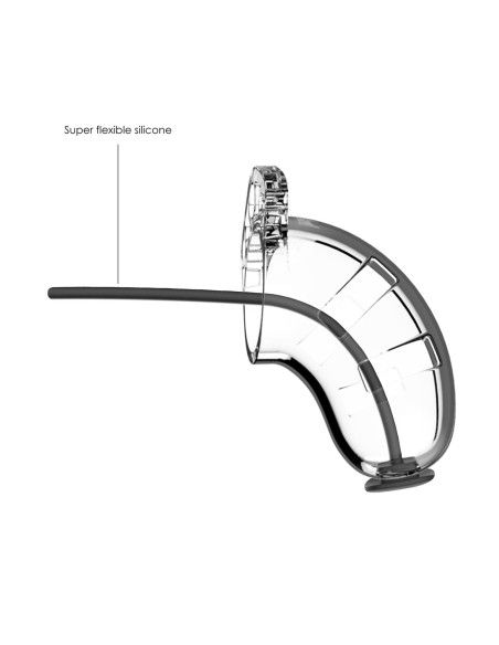 Model 15 - Chastity - 3.5"""" - Cock Cage - Transparent