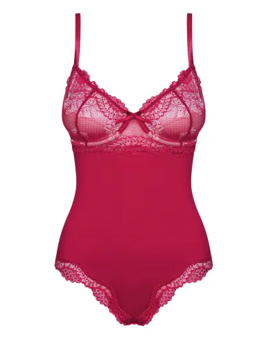 Bielizna-Rosalyne body czerwone  S/M