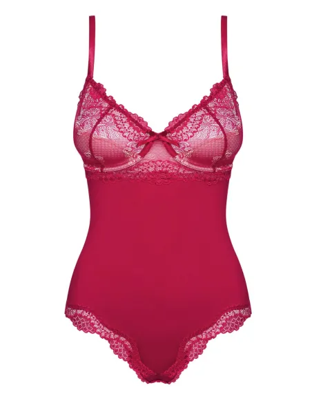 Bielizna-Rosalyne body czerwone  S/M