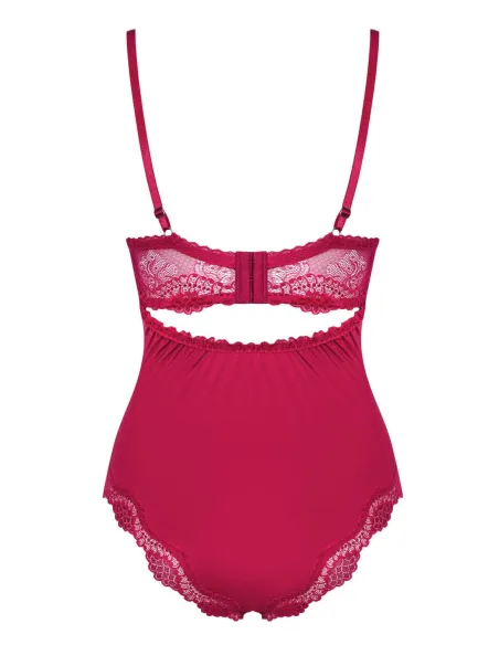 Bielizna-Rosalyne body czerwone  S/M
