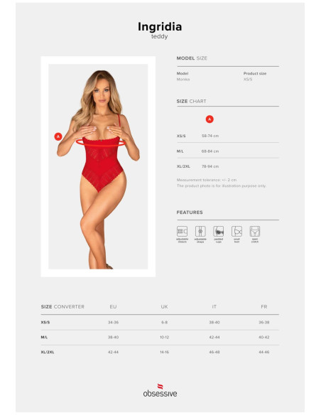 Ingridia body otwarte   XS/S